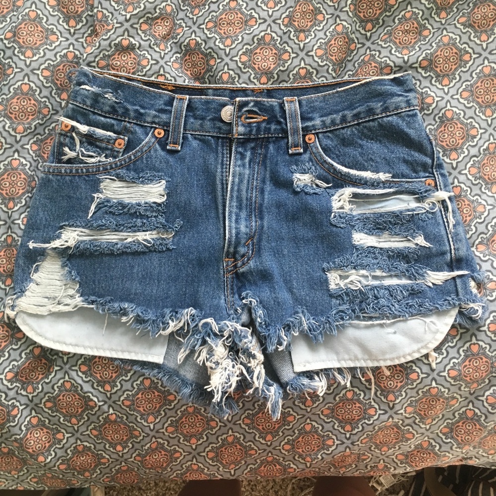 Levi Strauss Distressed Shorts